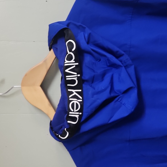 Calvin Klein Jacket.  Blue. Size XL.  Hooded.  UEC - Picture 6 of 6